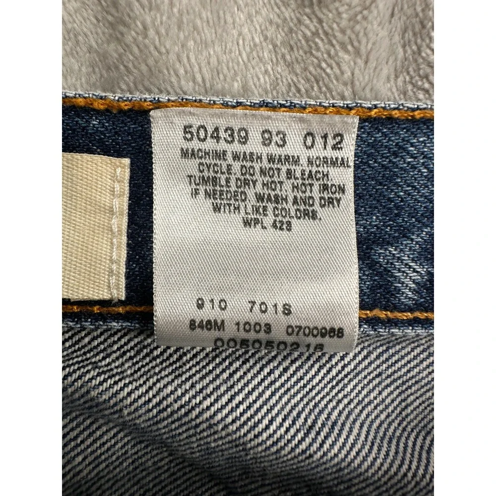 Vintage Levis 505 Jeans 34x32 (meas 32x29) Blue Y2K Great Fade Wallet Honeycomb